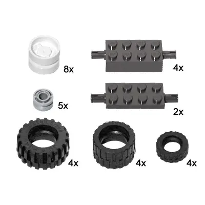 Large Wheels and Axles