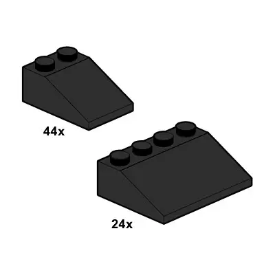 Black Roof Tiles