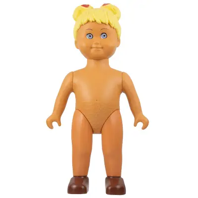 Duplo Figure Doll, Anna Large, Reddish Brown Shoes, without Clothes (6078085)