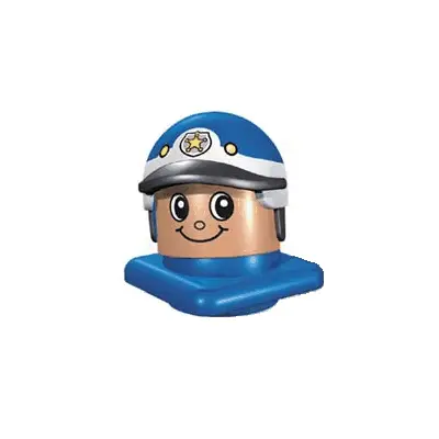 Primo Figure Head Policeman with Helmet
