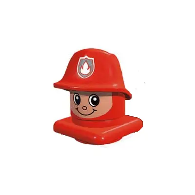 Primo Figure Head Fireman with Helmet
