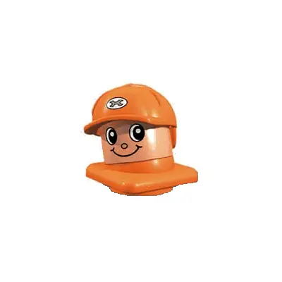 Primo Figure Head Truck Driver with Helmet