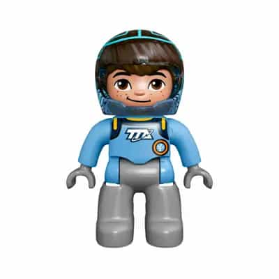 Duplo Figure Lego Ville, Miles with Helmet (6131632)