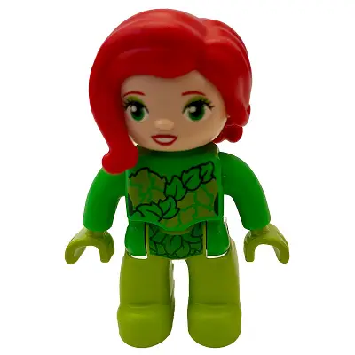 Duplo Figure Lego Ville, Poison Ivy, Bright Green Arms, Lime Hands