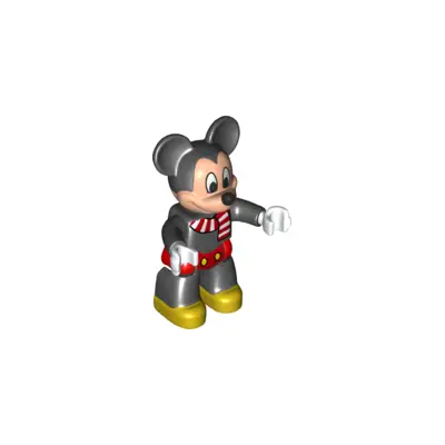 Duplo Figure Lego Ville, Mickey Mouse, Red Pants and Scarf (6263148 / 6269879)