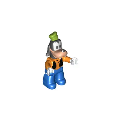 Duplo Figure Lego Ville, Goofy, Orange Sweater, Blue Legs (6263058)