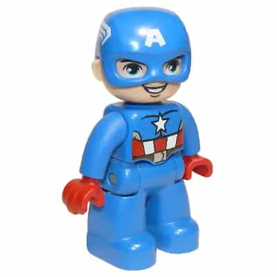 Duplo Figure Lego Ville, Captain America