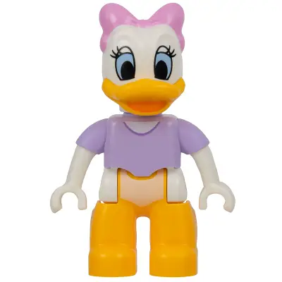 Duplo Figure Lego Ville, Daisy Duck, Bright Pink Bow (6345338)