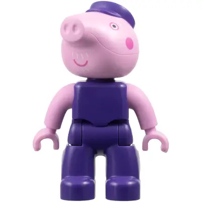 Duplo Figure Lego Ville, Grandpa Pig (6474555)