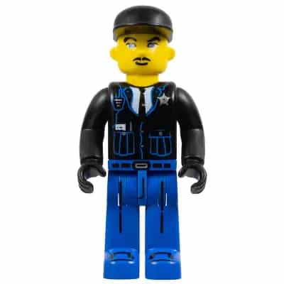 Police - Blue Legs, Black Jacket, Black Cap