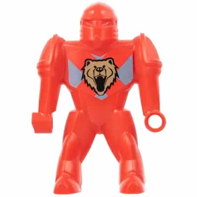 Knights' Kingdom II - Nestlé Promotional Figure Santis with Bear Pattern (Sticker)