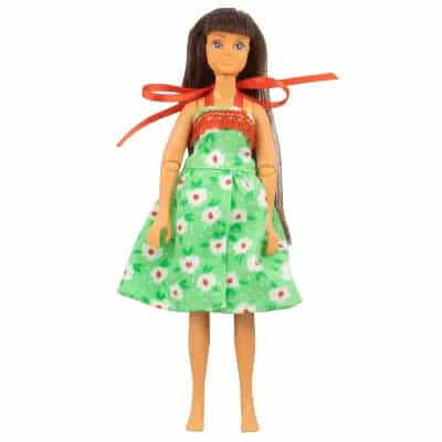 Scala Doll (Andrea with Clothes, Dress Green)