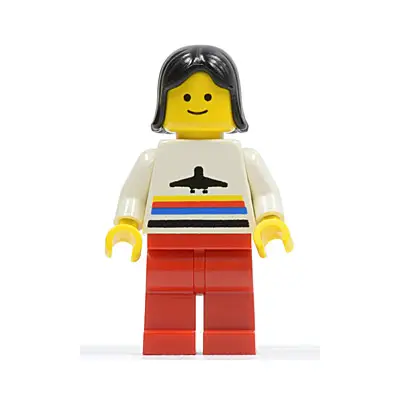 Airport - Classic, Red Legs, Black Female Hair