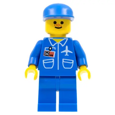 Airport - Blue, Blue Legs, Blue Cap