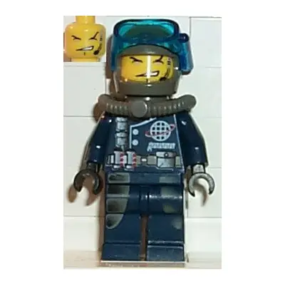 Dash - Mission Deep Sea, Trans-Dark Blue Scuba Mask
