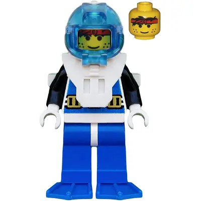 Aquanaut 1 with Blue Flippers
