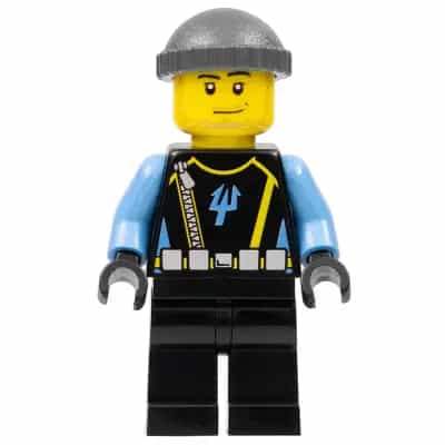 Aquaraider Diver 5 - Dark Bluish Gray Knit Cap