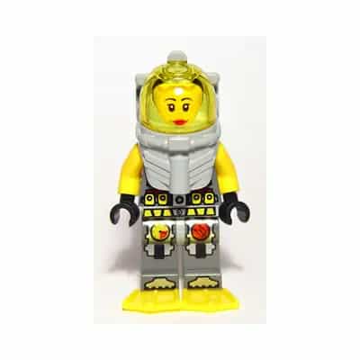 Atlantis Diver 5 - Samantha Rhodes - With Yellow Flippers and Trans-Yellow Visor