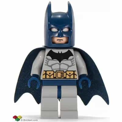 Batman - Light Bluish Gray Suit, Dark Blue Mask