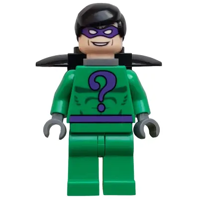 The Riddler - Black Hair, Jet Pack