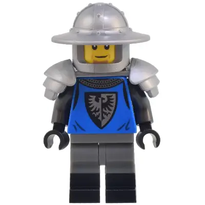 Mountain Fortress Black Falcon Soldier - Helmet with Broad Brim, Shoulder Armor