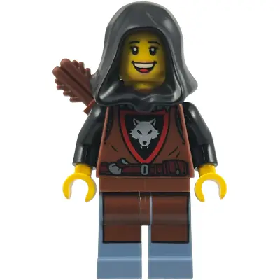 Wolfpack - Female, Black Hood, Quiver