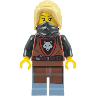 Wolfpack - Female, Tan Hair, Black Bandana