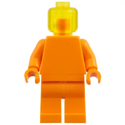 Plain Orange Torso, Orange Legs, Trans-Yellow Head