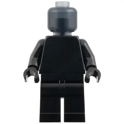 Plain Black Torso, Black Legs, Trans-Black Head