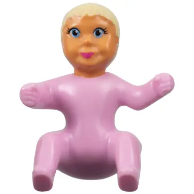 Belville Female, Baby Girl (Princess) - Bright Pink Outfit (4500612)