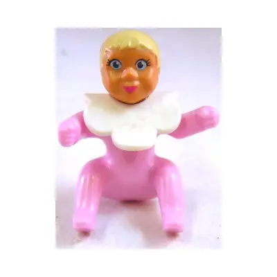 Belville Female, Baby Girl (Princess) - Bright Pink Outfit, Bib