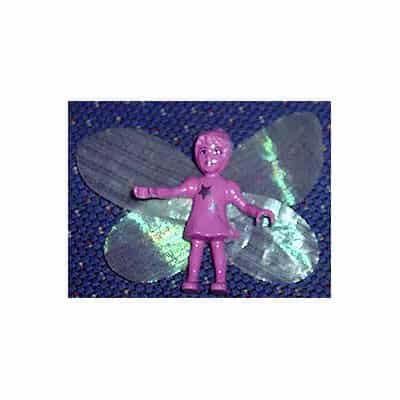 Belville Fairy (Millimy) - Dark Pink with Stars Pattern, Wings, Bow