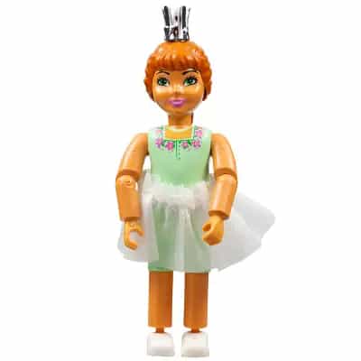 Belville Female - Princess Flora, Light Green Sleeveless Top, White Skirt, Crown