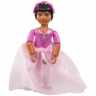 Belville Female - Princess Paprika Dark Pink Top Lace Inset with Skirt, Hairband