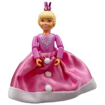 Belville Female - Princess Vanilla, Dark Pink Top with White Neckline, Skirt, Crown