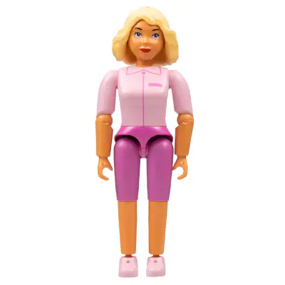 Belville Female - Dark Pink Shorts, Pink Shirt, Light Yellow Hair