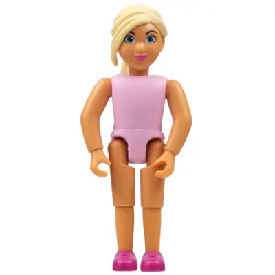 Belville Female, Child Girl (Princess) - Bright Pink Top, Light Yellow Hair, Magenta Shoes (4285919)