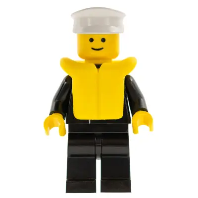 Boat Admiral with Gold Anchor Pattern, Life Jacket