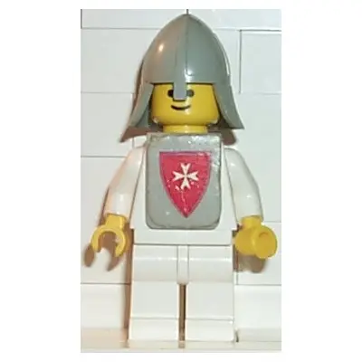 Classic - Yellow Castle Knight White - with Vest Stickers