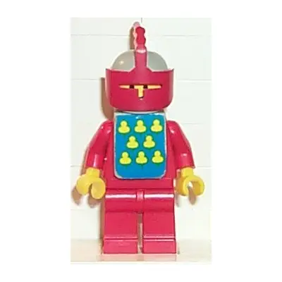 Classic - Yellow Castle Knight Red Cavalry - with Vest Stickers