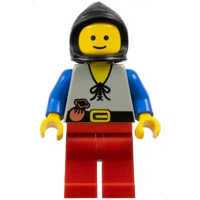 Peasant - Red Legs, Black Hood