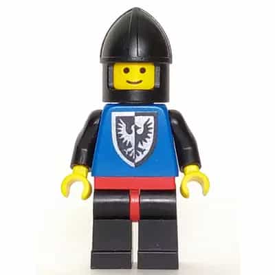 Black Falcon - Black Legs with Red Hips, Black Chin-Guard