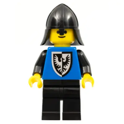 Black Falcon - Black Legs, Black Neck-Protector, Shield Bottom Round (Vintage)