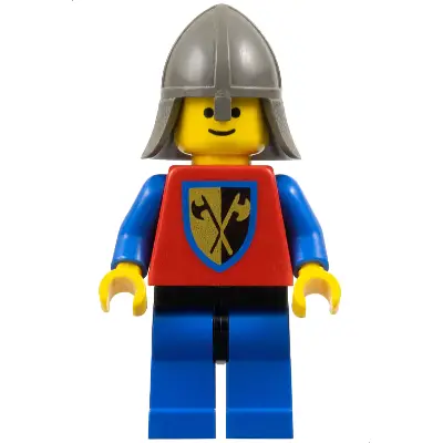 Crusader Axe - Blue Legs with Black Hips, Dark Gray Neck-Protector