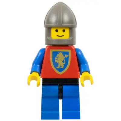Crusader Lion - Blue Legs with Black Hips, Dark Gray Chin-Guard
