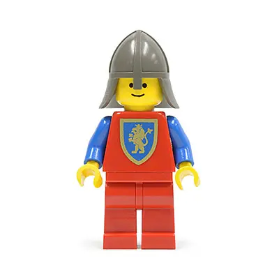 Crusader Lion - Red Legs, Dark Gray Neck-Protector