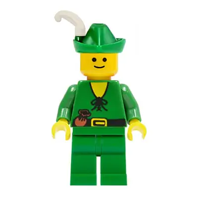Forestman - Pouch, Green Hat, White Feather