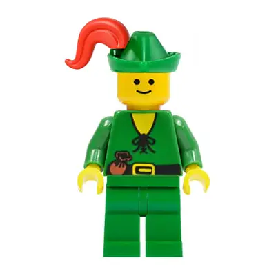Forestman - Pouch, Green Hat, Red Plume
