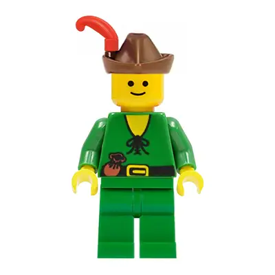 Forestman - Pouch, Brown Hat, Red Feather