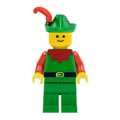 Forestman - Red, Green Hat, Red Feather